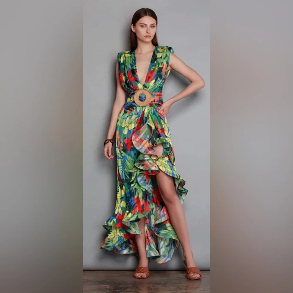 womens cut out maxi dress Merletto Cut Out Maxi Dress